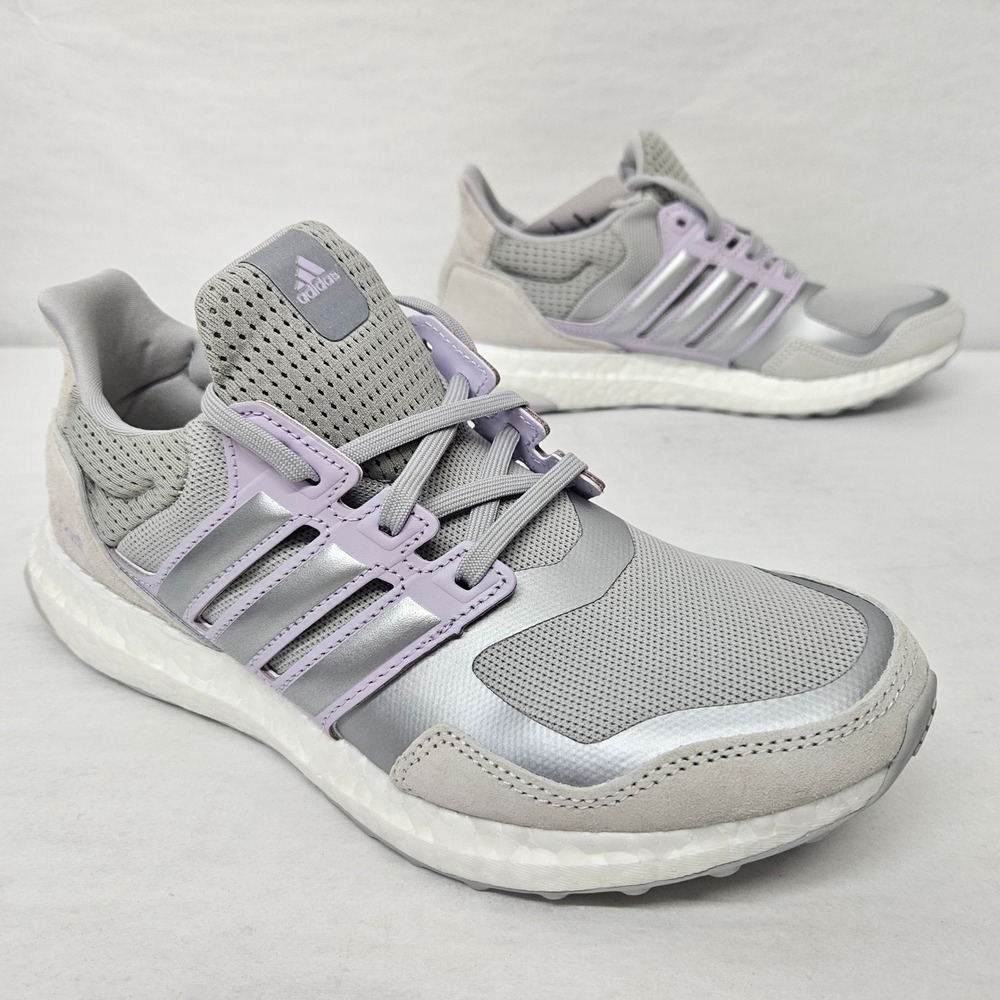 Adidas Ultraboost DNA S&L Running Shoes FW8390 Silver Lavender Women Size 7.5